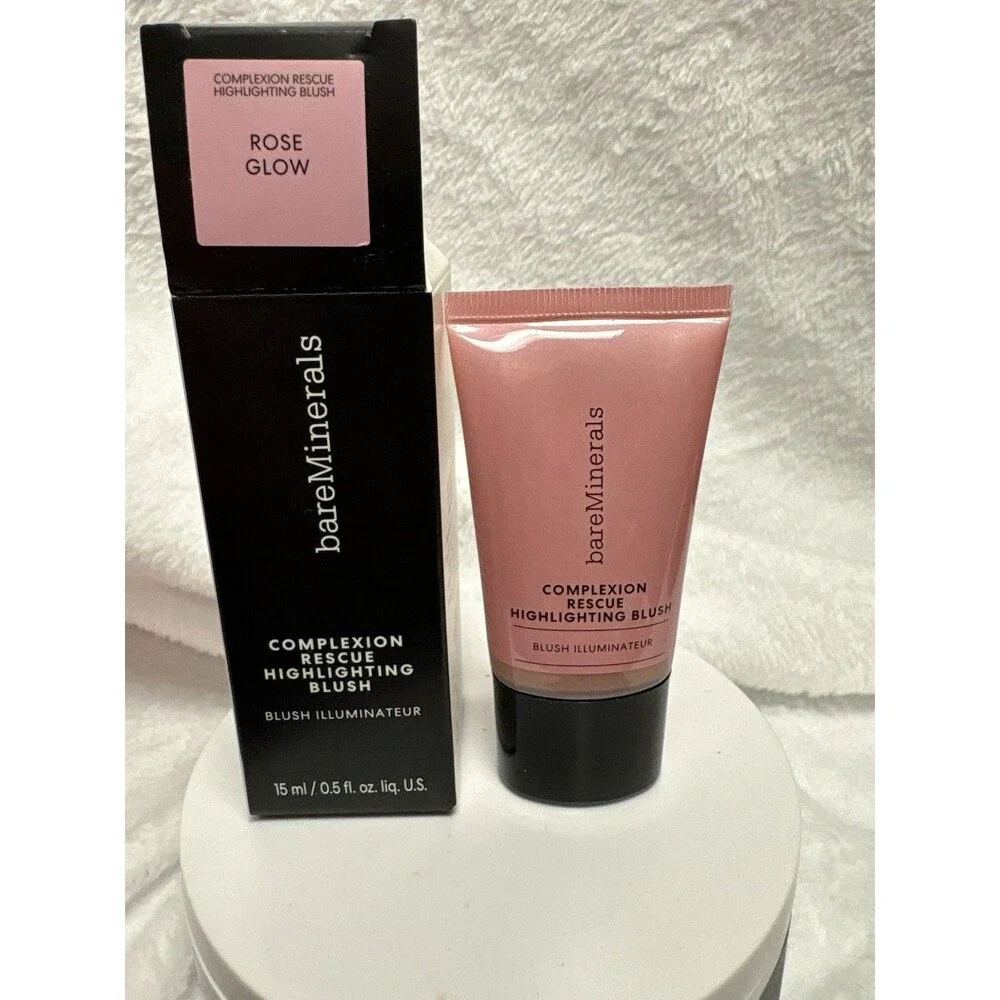 bareMinerals Complexion Rescue Highlighting Blush Rose Glow 0.5 oz 15mL